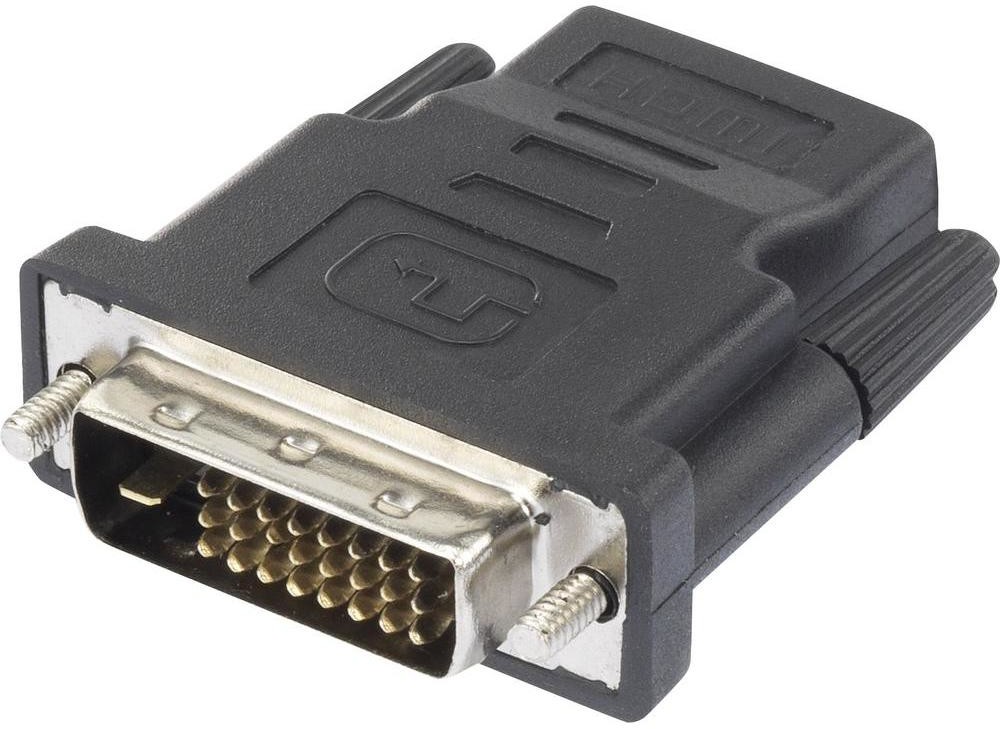 Renkforce Przejściówka adapter HDMI DVI Renkforce 1404076 [1x Złącze żeńskie HDMI 1x Złącze męskie DVI 24+1-pin]