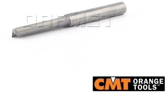 CMT Frez prosty HM do drewna, średnica 6 mm, długość robocza 25,4 mm - CMT (712.060.11)