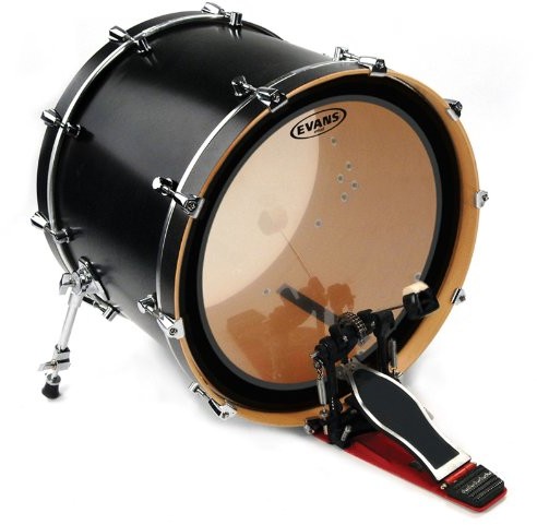 Evans evans bd24emad2 Bass Drum sierść 60,9 cm (24 cale) podwójna warstwa (wewnętrzny: 0,254 MM, po zewnętrznej stronie  MM grubość: 0,178 MM) BD24EMAD2