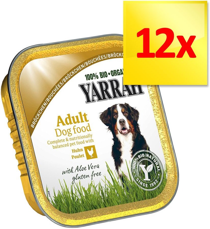 Yarrah Korzystny zestaw Bio Wellness Pâté, 12 x 150 g - Kurczak z algami morskimi