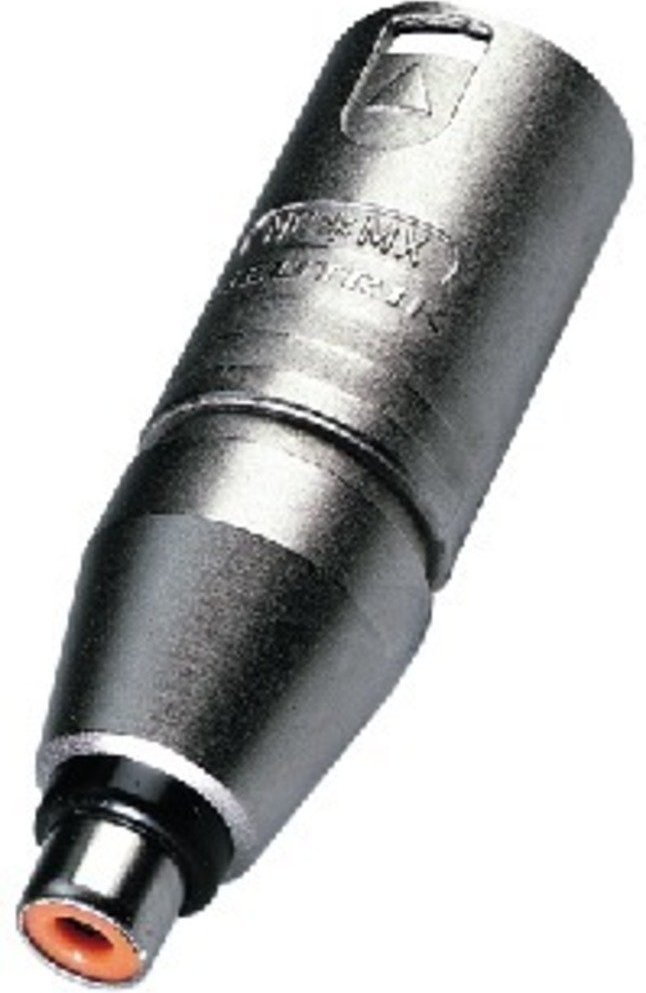 Monacor Przejściówki NEUTRIK XLR/gniazdo RCA NA-2MPMF