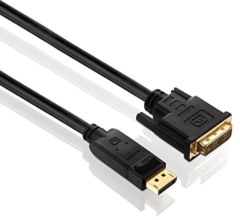PureLink PI5200  150 kabel DisplayPort do DVI-D (20pin z wtyczkami do wtyczki 19pin) 15 m Czarny PI5200-150