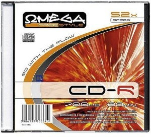 Freestyle CD-R 700MB 52x OMEGA Slim PL036