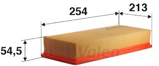Valeo filtr powietrza panelowy 585033 - Bezpłatny zwrot do 30 dni, największy wybór produktów. 585033