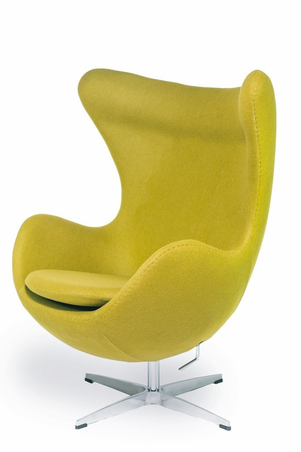 King Home FOTEL 83x72x107cm EGG WEŁNA/CHROM OLIWKA JH-026.OLIWKA.20