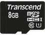 Transcend MicroSDHC Class 10 UHS-1 8GB (TS8GUSDCU1)