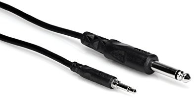 Hosa hosatech CMP-310 Mono przewód połączeniowy, 3.5 MM TS 1/4 inch TS, 10 ft CMP-310