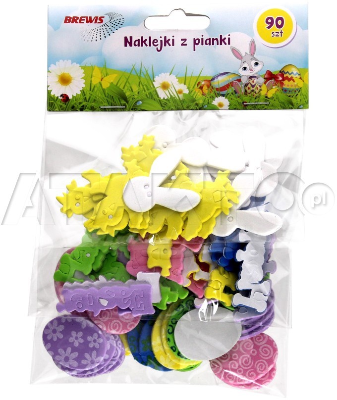 Brewis Nalepka ozdobna pianki mix PVE09 (90) VB8267