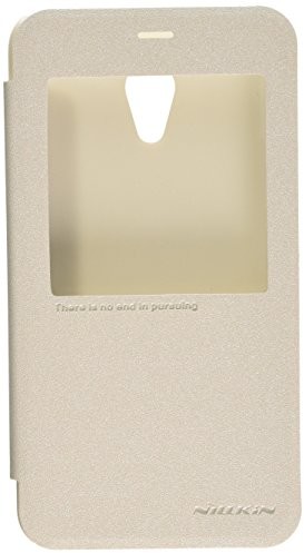Nillkin MEIZUCHARM-Sparkle-White Glanz Leder Tasche für Meizu Charm (M1) weiß