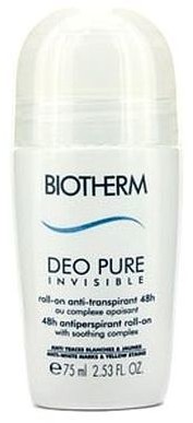 Biotherm Deo Pure Invisible Antiperspirant 75ml W Deo Rollon
