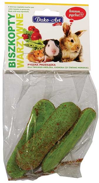 Dako-Art Biszkopty warzywne dla gryzoni 50g