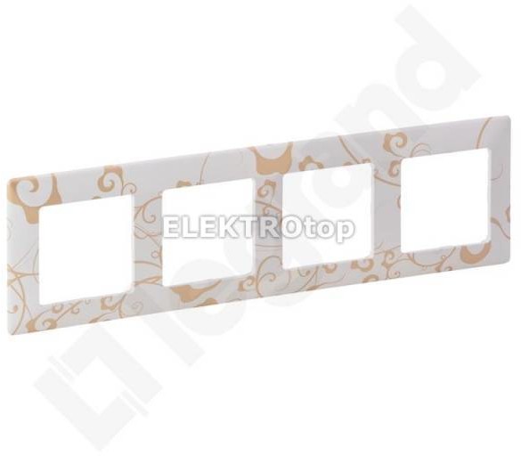 Legrand 754104VALENA LIFE RAMKA X4 LODOWA FANTAZJA
