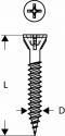 Bosch Śruba do płyt Fermacell 3,9 x 30 2608000553