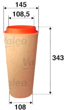 Valeo filtr powietrza okragly 585617 - Bezpłatny zwrot do 30 dni, największy wybór produktów. 585617