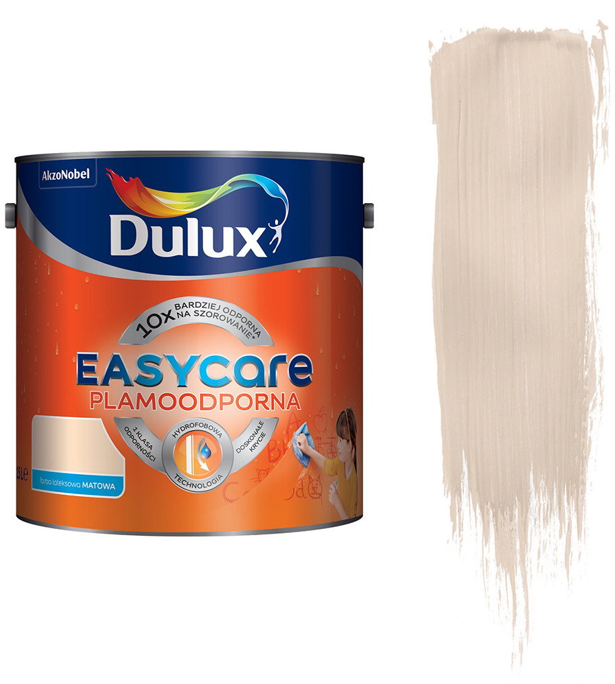 Dulux Farba lateksowa EasyCare Piaskowa moc, 5L
