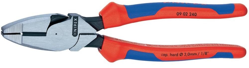 Knipex Kombinerki Linemans pliers 09 02 240 do warsztatu 240 mm DIN ISO 5746