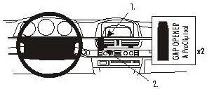 Brodit AB dla Clip do BMW 728-750 E65 02-08 853014