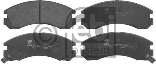 FEBI BILSTEIN Zestaw klocków hamulcowych, hamulce tarczowe 16776