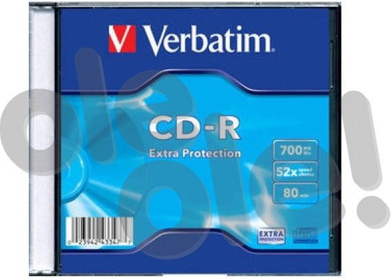 Verbatim CD-R Extra Protection Slim Case 1