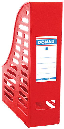 Donau Pojemnik ażurowy na dokumenty , PP, A4, składany, czerwony 7464001PL-04