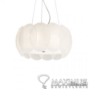 Ideal Lux OVALINO SP5 BIANCO oprawa wisząca 5 x 60W E27 74139 074139