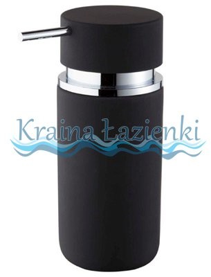 Bisk round Dozownik mydła czarny 06593