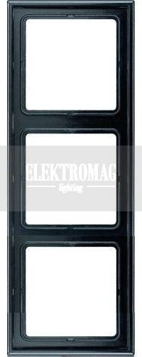 Jung LS 990 Czarny Ramka x3 LS983SW