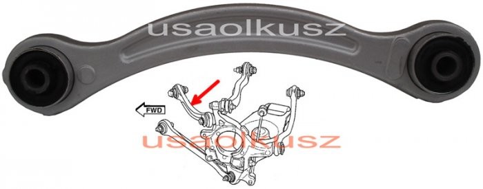 NTY Wahacz tylny górny wzdłużny Chrysler 300C