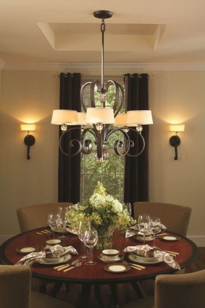 Elstead Lighting QZ/MADISONM5 WT lampa wisząca