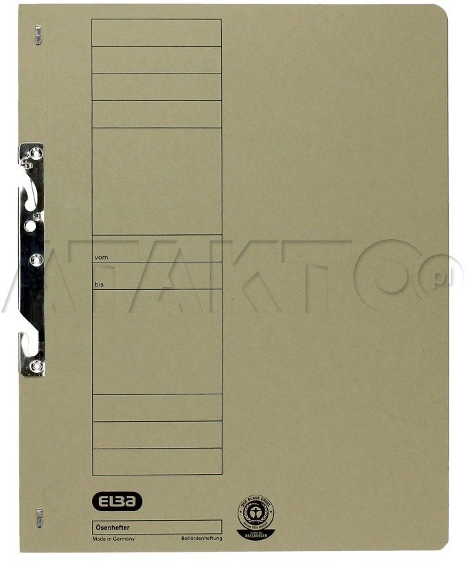 Elba Skoroszyt hak A4 1/1 szary 22450GR EB6568