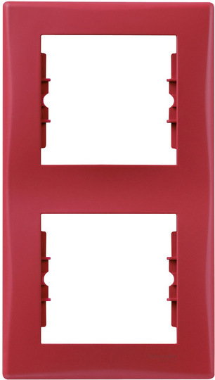 Schneider Electric Polska Sp. z o.o. SCHNEIDER SEDNA ramka Podwójna PION CZERWON