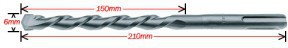 Makita Wiertło SDS plus 6/210 kod produktu D-00072