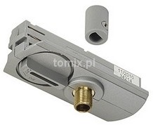 Spotline 1-phase track-adapter, silvergrey, incl. strain relief 143124 204 / 143