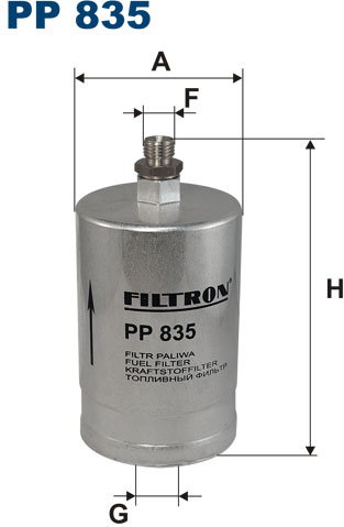 Filtron Filtr Paliwa PP835