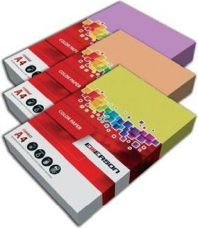 Emerson Papier kserograficzny A4/160 żółty EM418