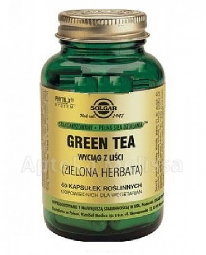 SOLGAR GREEN TEA WYCIĄGLIŚCI - 60 kaps. 8314201