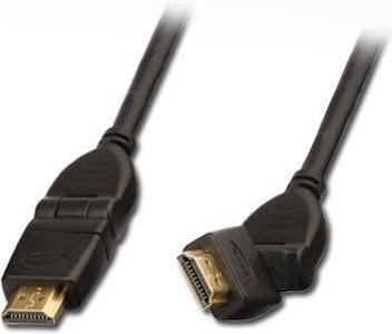 Lindy Kabel HDMI (typu A) 1.4 High Speed Cat2 Ethernet obrotowy wtyk - 5m 41518