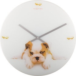 Nextime zegar ścienny Puppy 8136