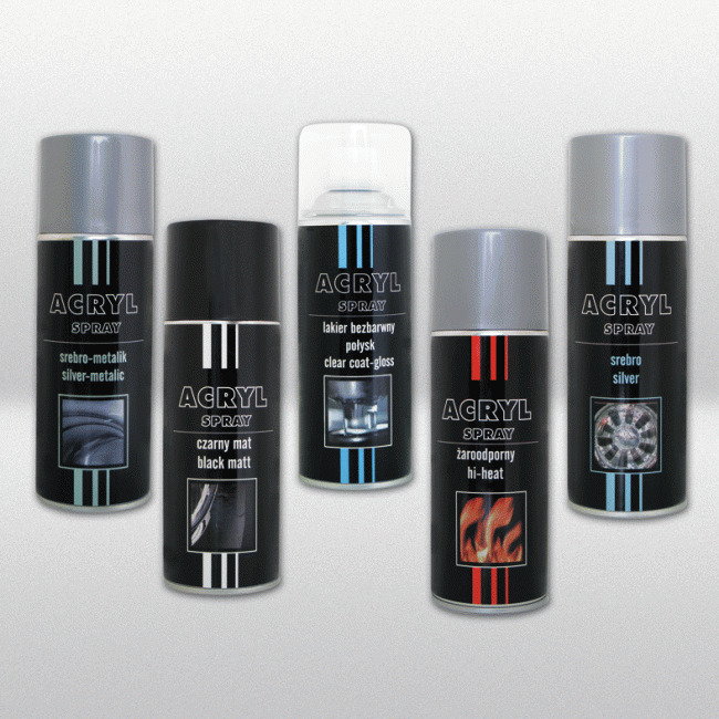 TROTON Lakier AKRYLOWY BIAŁY POŁYSK SPRAY 400ml