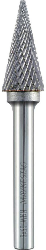 Alpen Frezy 12 mm kształt M w kształcie stożka SKM) 783606112100 Stop twardy trzonka 6 mm