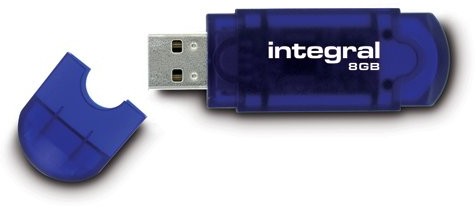 Integral USB-Stick EVO, niebieski 8 GB INFD8GBEVOBL