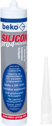 Beko Silikon Pro4 Universal Neutralny ( czarny) - 310 ml 224 10PL