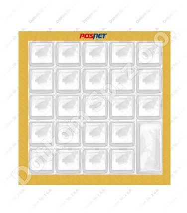 Posnet Gumowa pokrywa klawiatury do kasy fiskalnej Bingo HS