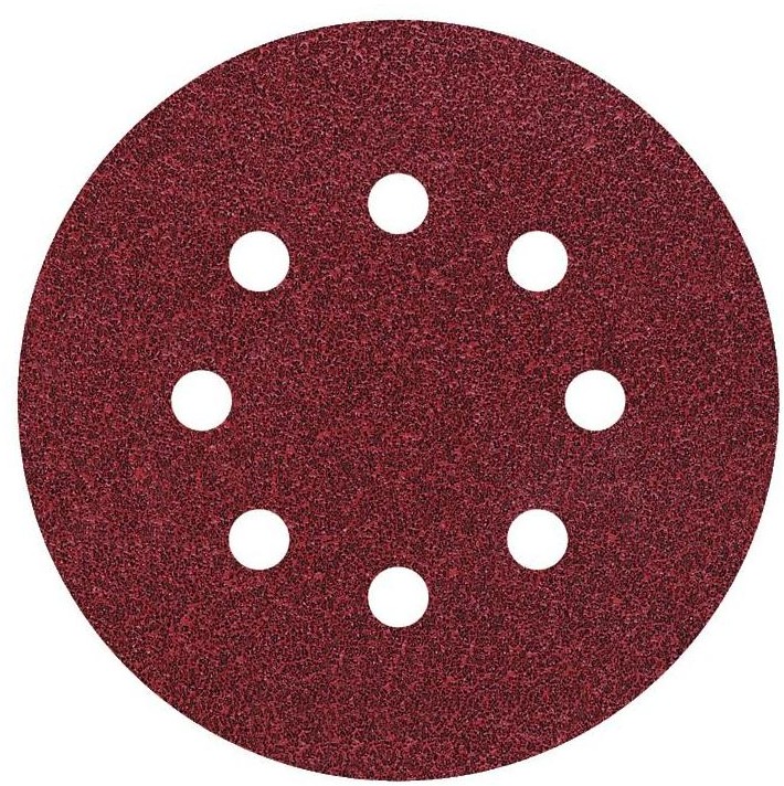 Wolfcraft Papier ścierny ekscentryczny z rzepem perforowane wielkość ziarna 40 125 mm 2069000 5 szt