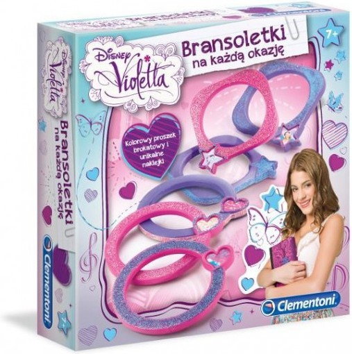 Clementoni Violetta Bransoletki
