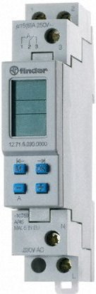 Finder Programator tygodniowy elektroniczny 1CO 16A 230V AC 12-71-8-230-0000