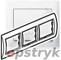 Legrand SISTENA LIFE Ramka ARCTIC potrójna pozioma 771003