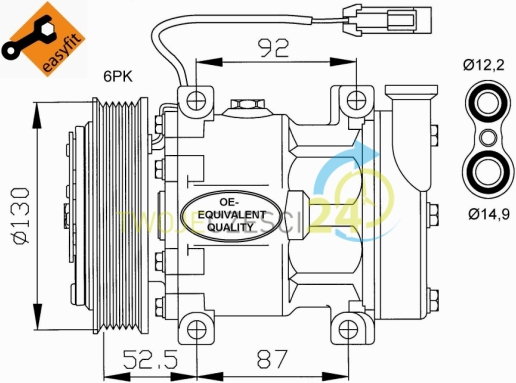 NRF Kompresor, klimatyzacja 32113