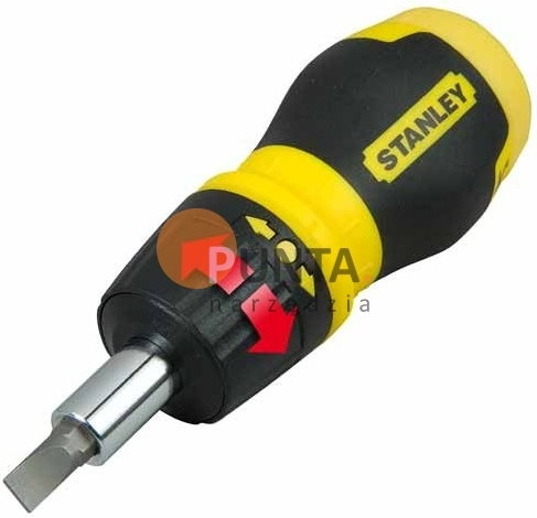 Stanley wkrętak MULTIBIT KRÓTKI ZGRZECHOTKA + 7 KOŃCÓWEK 0-66-358