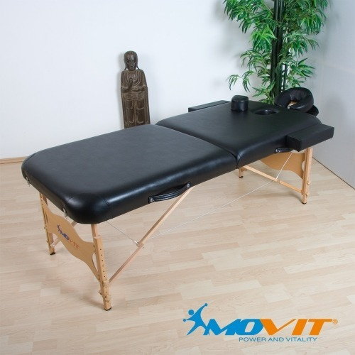 MOVIT MOVIT CZARNE Łóżko do masażu + TORBA NA STÓŁ
